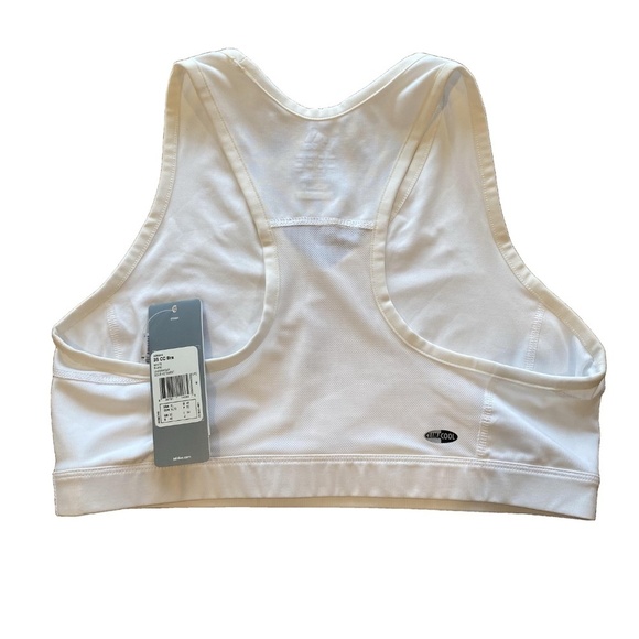 ADIDAS Performance ClimaCool White Sports Bra Athletic Running Yoga Dance XL NWT - Picture 6 of 16